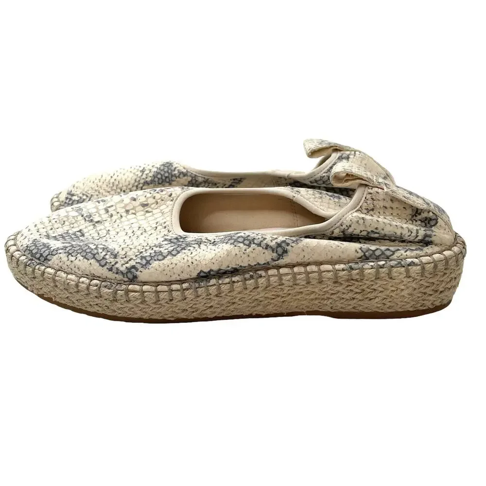 Cole Haan Cloudfeel Roccia Grand OS Faux Snakeskin Leather Espadrille(8B)